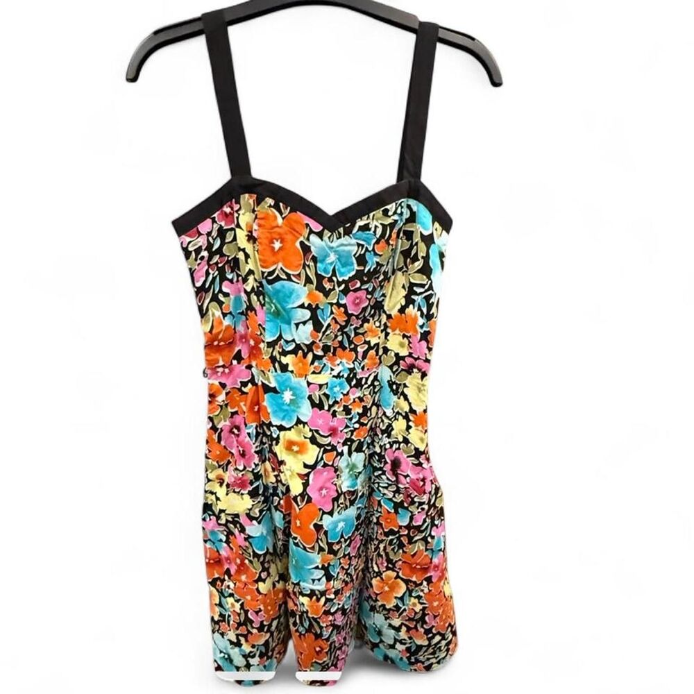 Vintage - Spencer Jeremy - 4 - Multicolor Sweetheart Floral Aline Dress